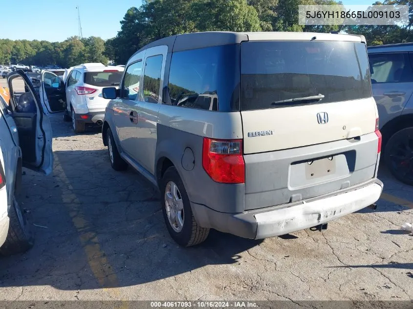 2005 Honda Element Ex VIN: 5J6YH18665L009103 Lot: 40617093