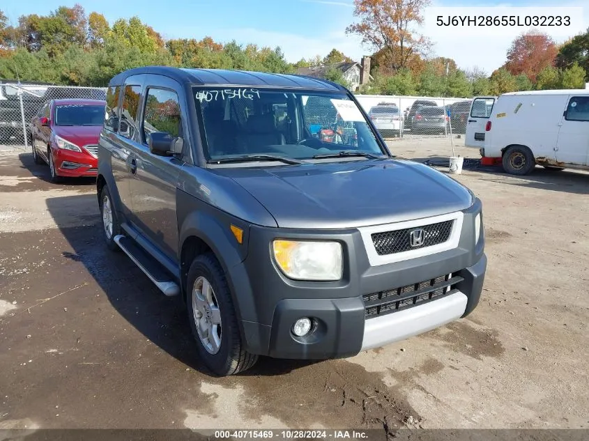 2005 Honda Element Ex VIN: 5J6YH28655L032233 Lot: 40715469