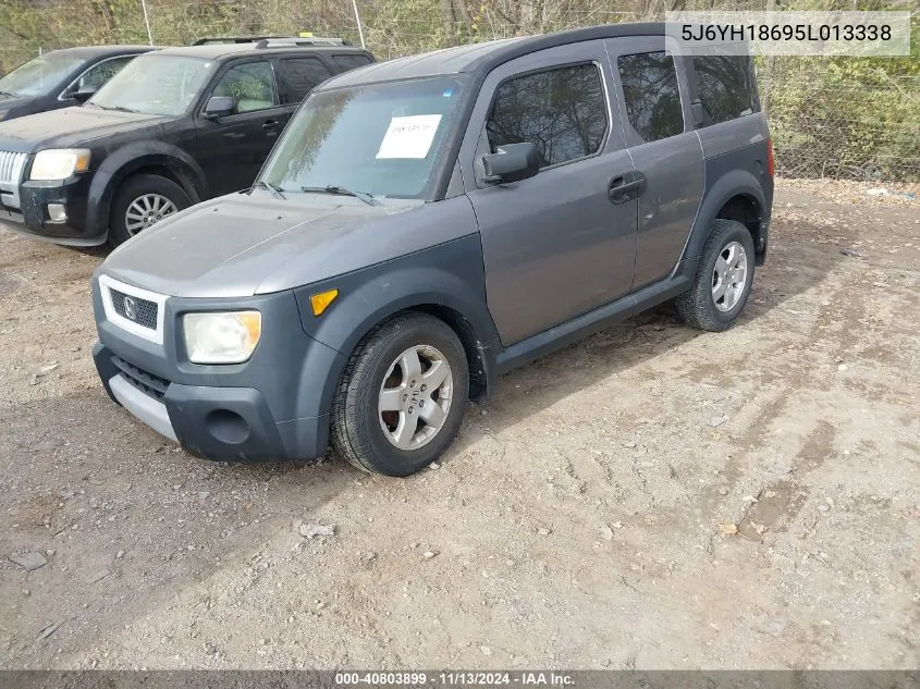 2005 Honda Element Ex VIN: 5J6YH18695L013338 Lot: 40803899