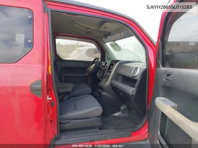 2005 Honda Element Ex VIN: 5J6YH28655L015285 Lot: 40814429