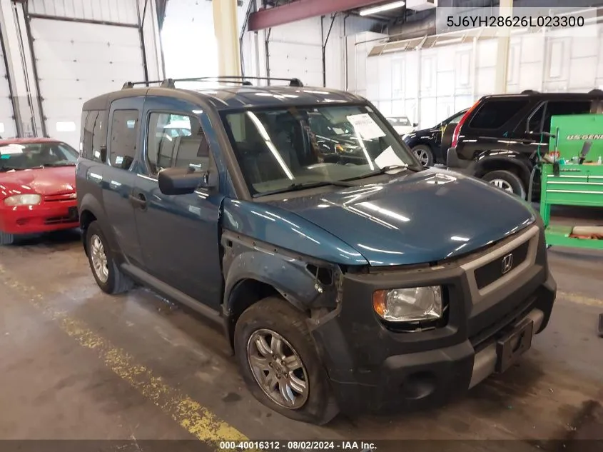 2006 Honda Element Ex VIN: 5J6YH28626L023300 Lot: 40016312