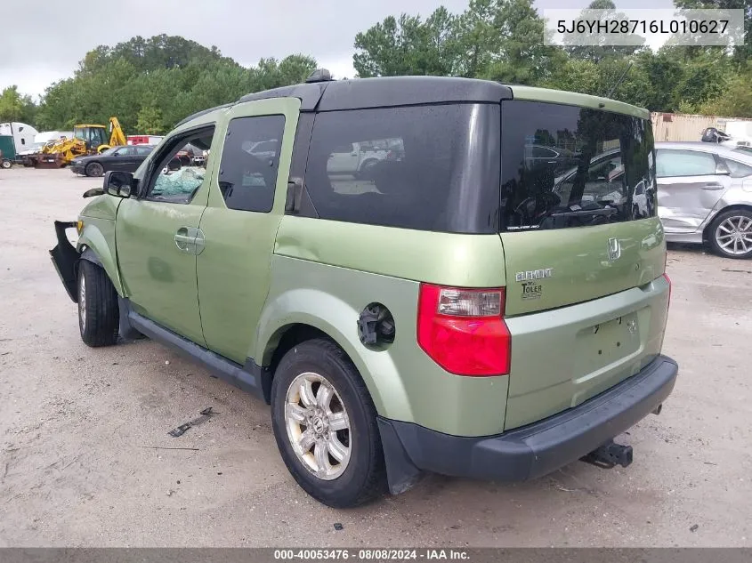 2006 Honda Element Ex-P VIN: 5J6YH28716L010627 Lot: 40053476