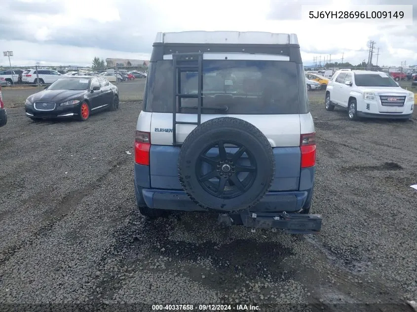 2006 Honda Element Ex VIN: 5J6YH28696L009149 Lot: 40337658