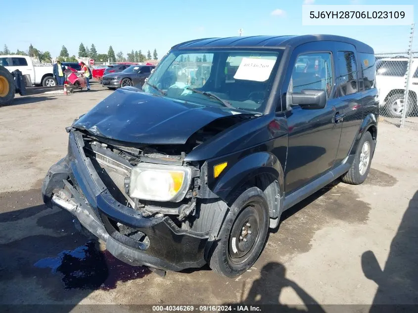 2006 Honda Element Ex VIN: 5J6YH28706L023109 Lot: 40346269