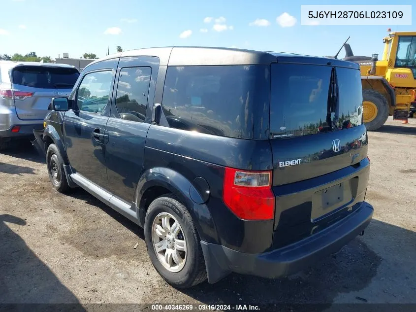 2006 Honda Element Ex VIN: 5J6YH28706L023109 Lot: 40346269