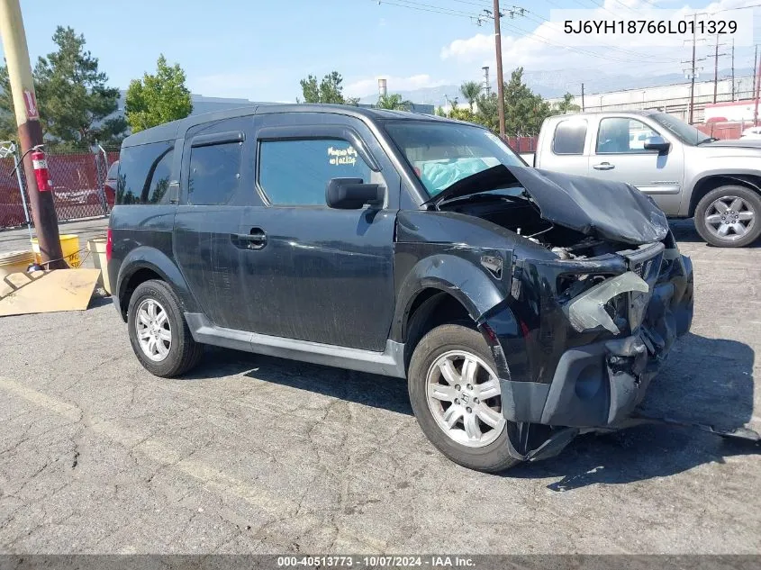 2006 Honda Element Ex-P VIN: 5J6YH18766L011329 Lot: 40513773