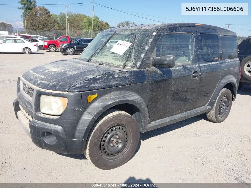 2006 Honda Element Lx VIN: 5J6YH17356L006606 Lot: 40516741