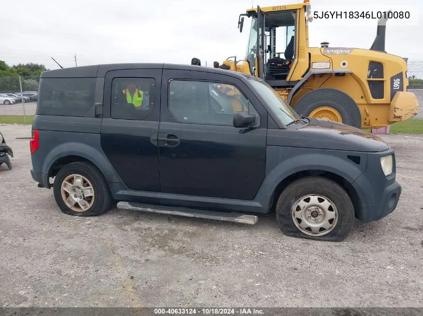 2006 Honda Element Lx VIN: 5J6YH18346L010080 Lot: 40633124