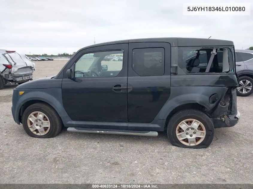 2006 Honda Element Lx VIN: 5J6YH18346L010080 Lot: 40633124