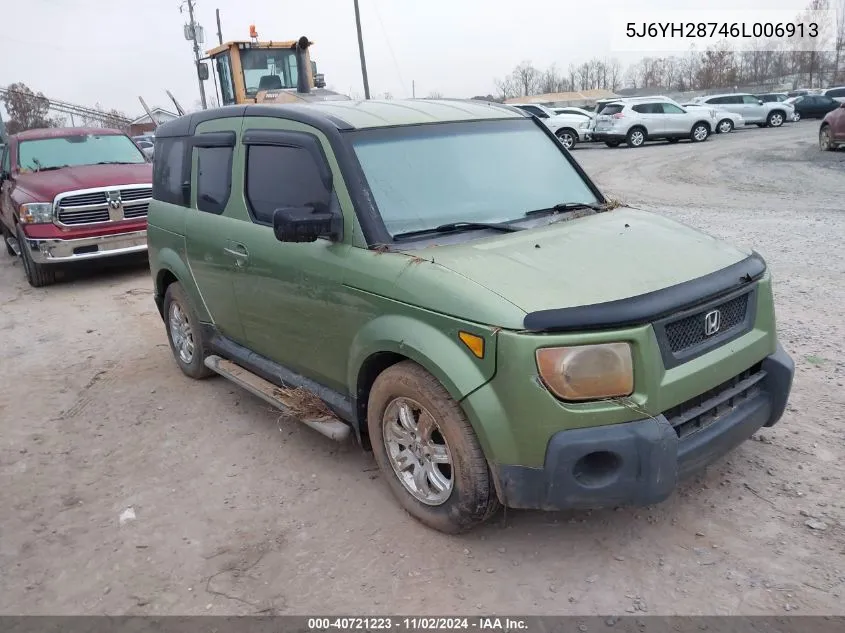 5J6YH28746L006913 2006 Honda Element Ex-P