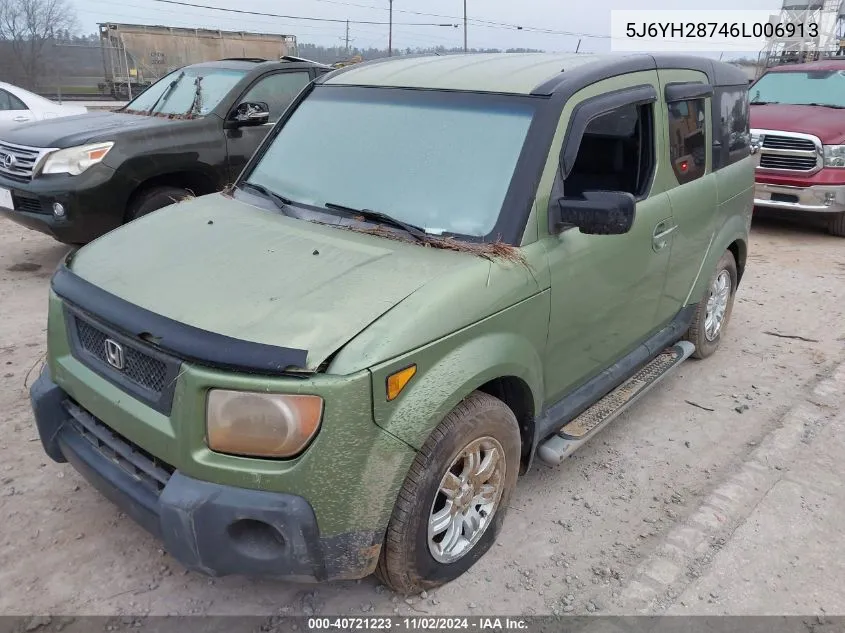 5J6YH28746L006913 2006 Honda Element Ex-P