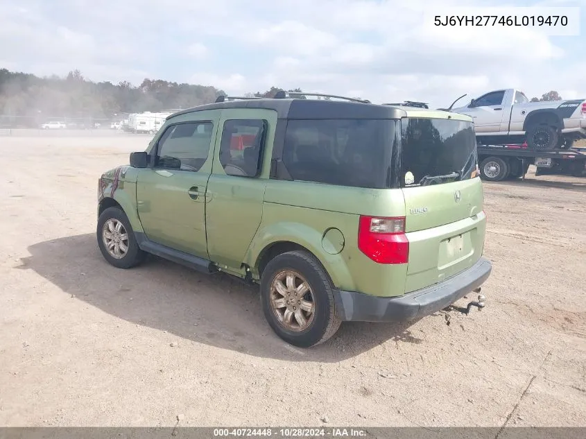 2006 Honda Element Ex-P VIN: 5J6YH27746L019470 Lot: 40724448