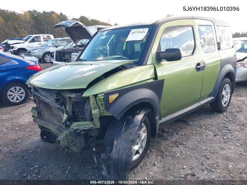 2006 Honda Element Lx VIN: 5J6YH18396L010396 Lot: 40732626