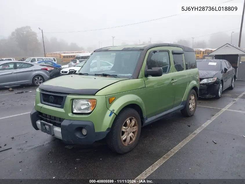 2006 Honda Element Ex-P VIN: 5J6YH28736L018809 Lot: 40805599