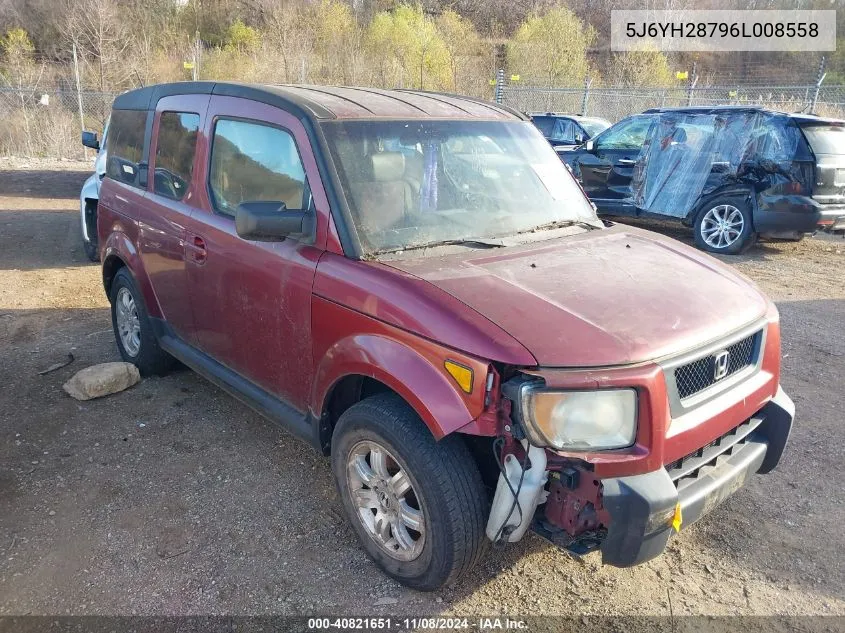 2006 Honda Element Ex-P VIN: 5J6YH28796L008558 Lot: 40821651