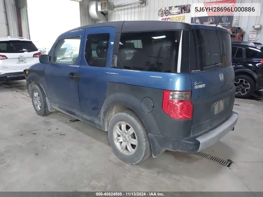 5J6YH28696L000886 2006 Honda Element Ex