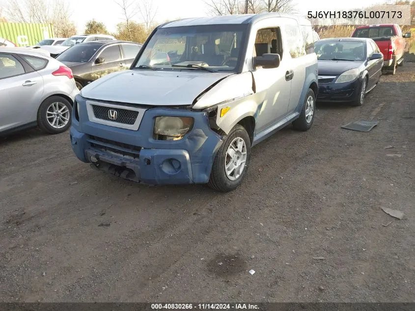 2006 Honda Element Lx VIN: 5J6YH18376L007173 Lot: 40830266