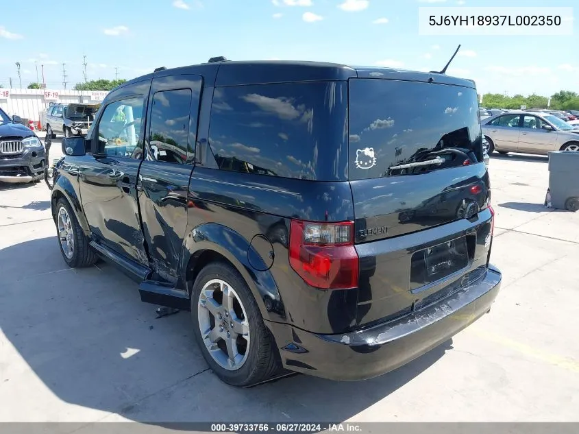 5J6YH18937L002350 2007 Honda Element Sc