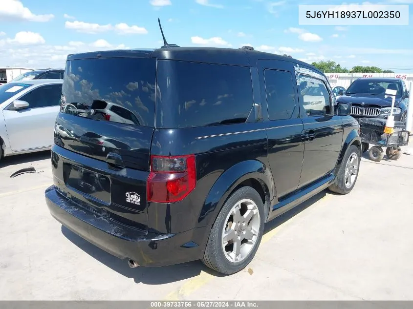 5J6YH18937L002350 2007 Honda Element Sc