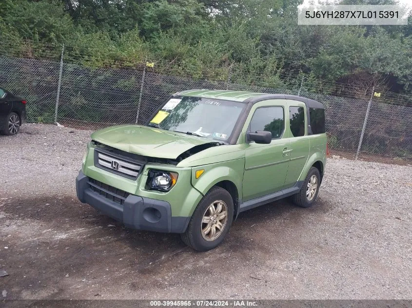 5J6YH287X7L015391 2007 Honda Element Ex