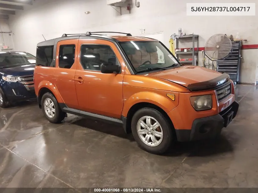 5J6YH28737L004717 2007 Honda Element Ex