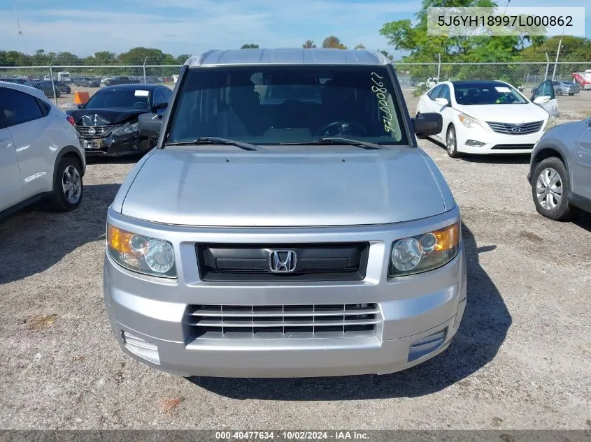 2007 Honda Element Sc VIN: 5J6YH18997L000862 Lot: 40477634