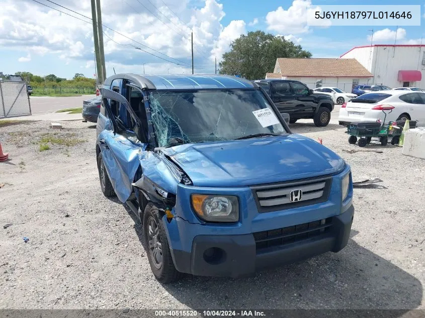 2007 Honda Element Ex VIN: 5J6YH18797L014646 Lot: 40515520