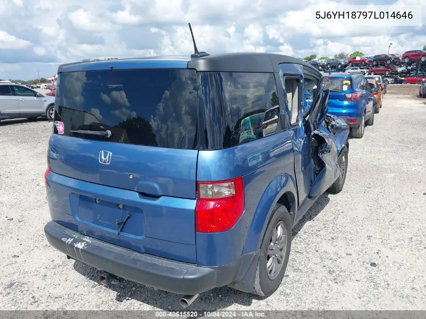 2007 Honda Element Ex VIN: 5J6YH18797L014646 Lot: 40515520