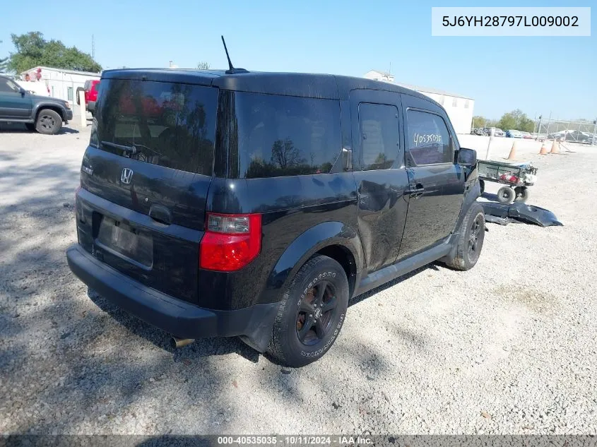 2007 Honda Element Ex VIN: 5J6YH28797L009002 Lot: 40535035