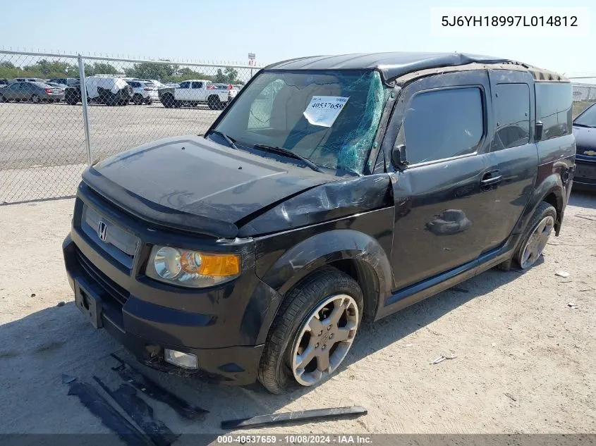 2007 Honda Element Sc VIN: 5J6YH18997L014812 Lot: 40537659