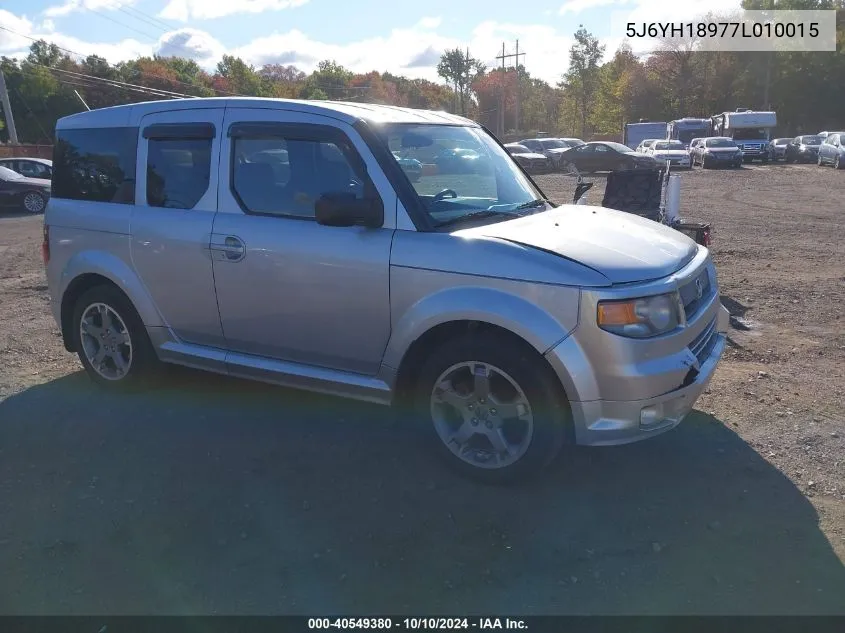 2007 Honda Element Sc VIN: 5J6YH18977L010015 Lot: 40549380