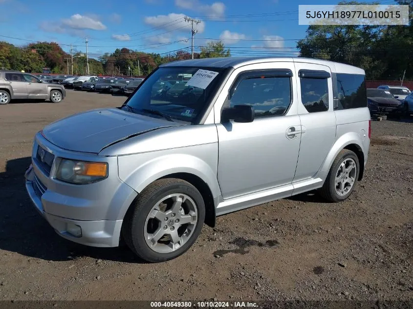 2007 Honda Element Sc VIN: 5J6YH18977L010015 Lot: 40549380