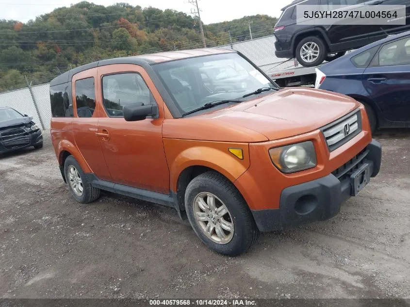 2007 Honda Element Ex VIN: 5J6YH28747L004564 Lot: 40579568