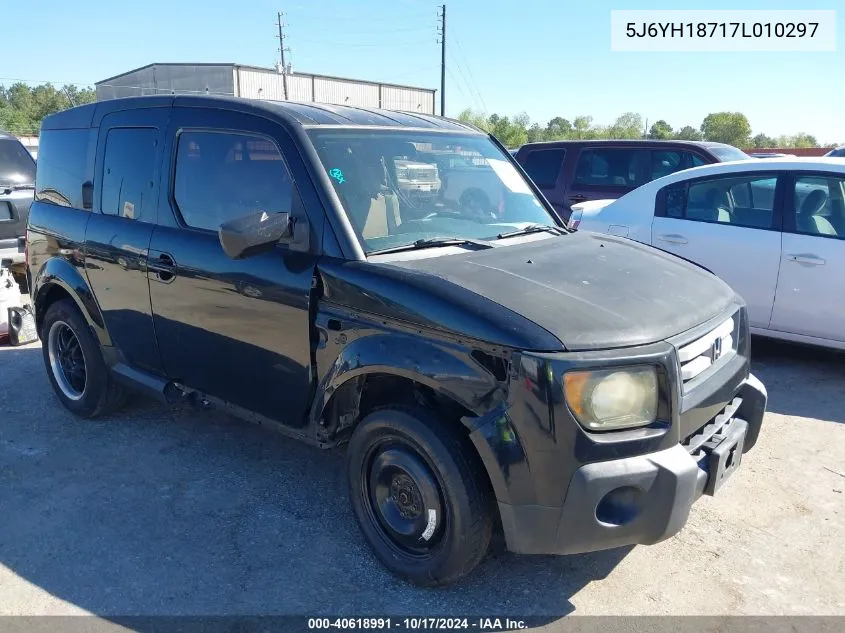 2007 Honda Element Ex VIN: 5J6YH18717L010297 Lot: 40618991