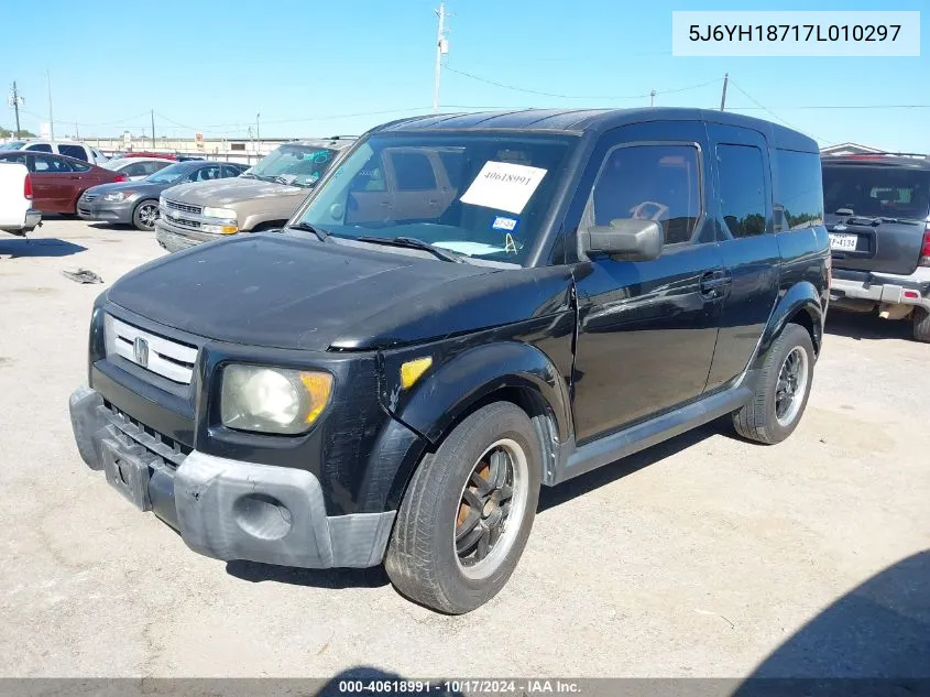 2007 Honda Element Ex VIN: 5J6YH18717L010297 Lot: 40618991