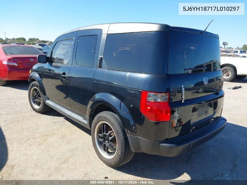 2007 Honda Element Ex VIN: 5J6YH18717L010297 Lot: 40618991