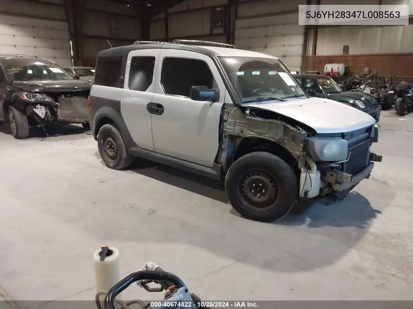 5J6YH28347L008563 2007 Honda Element Lx