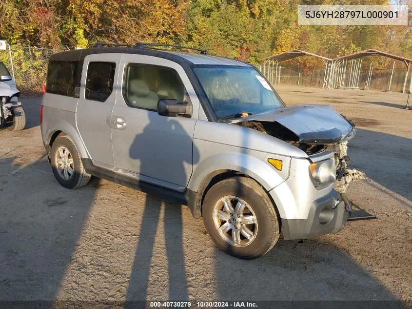 2007 Honda Element Ex VIN: 5J6YH28797L000901 Lot: 40730279