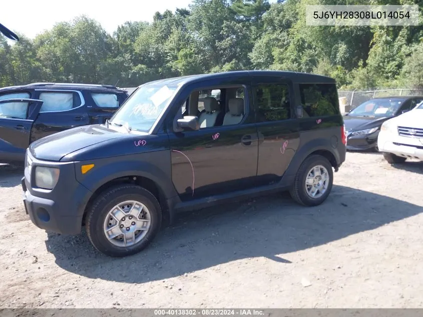 2008 Honda Element Lx VIN: 5J6YH28308L014054 Lot: 40138302