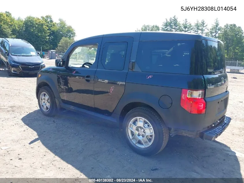 2008 Honda Element Lx VIN: 5J6YH28308L014054 Lot: 40138302