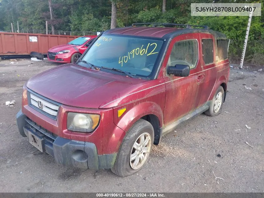 5J6YH28708L009407 2008 Honda Element Ex