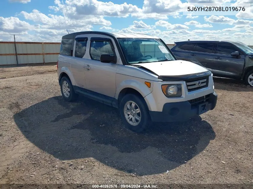 5J6YH28708L019676 2008 Honda Element Ex