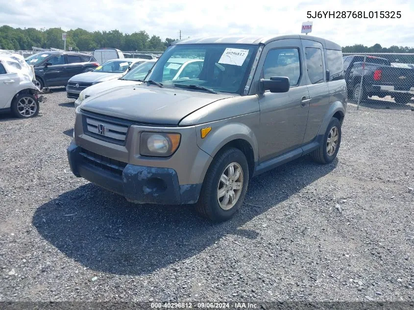 2008 Honda Element Ex VIN: 5J6YH28768L015325 Lot: 40296812