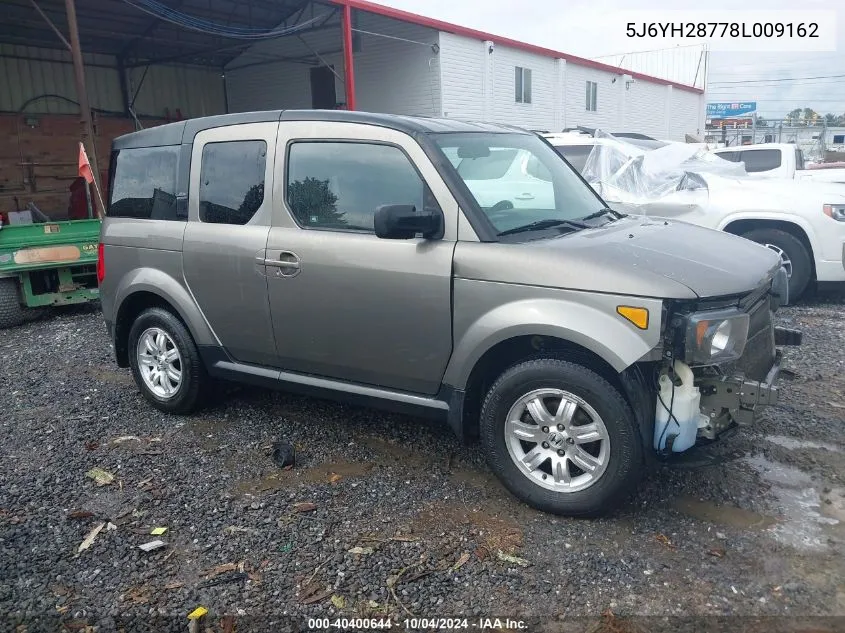 2008 Honda Element Ex VIN: 5J6YH28778L009162 Lot: 40400644