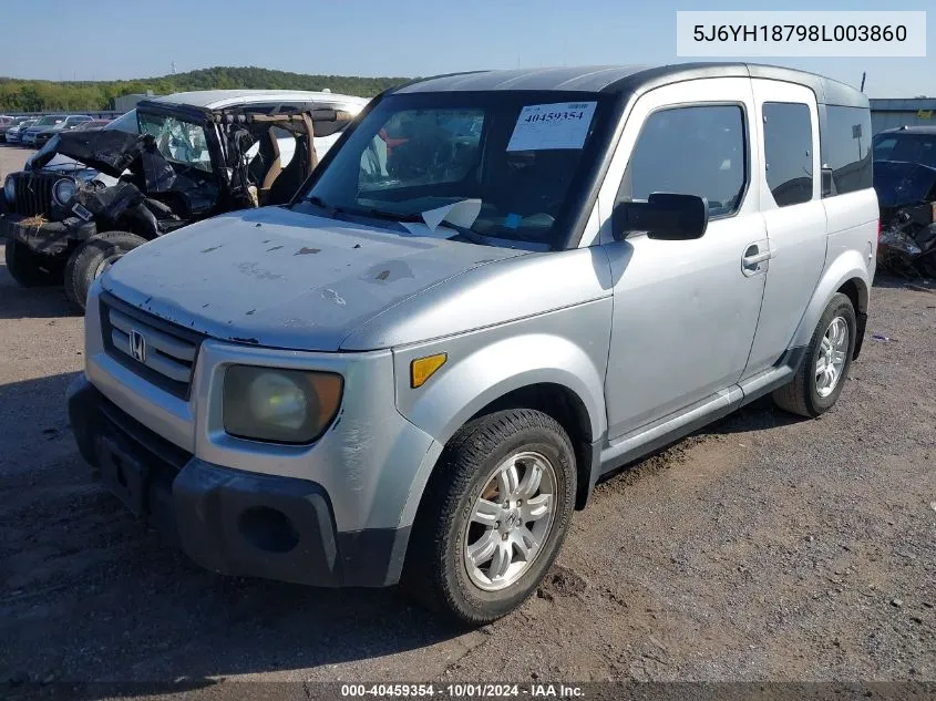 2008 Honda Element Ex VIN: 5J6YH18798L003860 Lot: 40459354