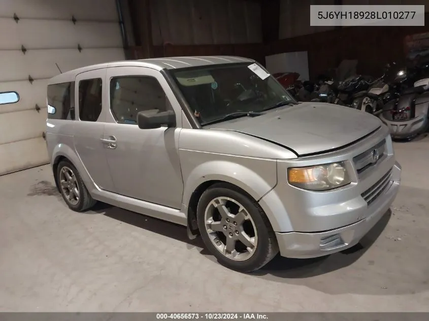 2008 Honda Element Sc VIN: 5J6YH18928L010277 Lot: 40656573