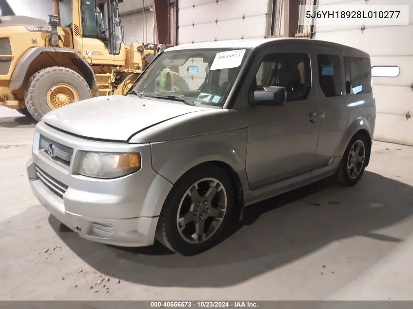 2008 Honda Element Sc VIN: 5J6YH18928L010277 Lot: 40656573