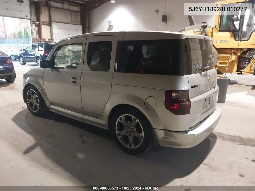 2008 Honda Element Sc VIN: 5J6YH18928L010277 Lot: 40656573