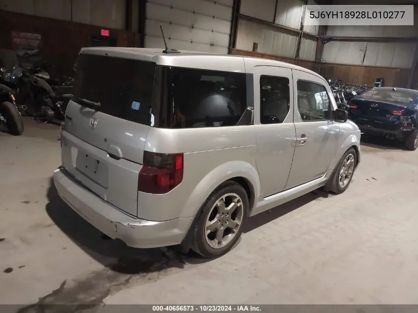 2008 Honda Element Sc VIN: 5J6YH18928L010277 Lot: 40656573