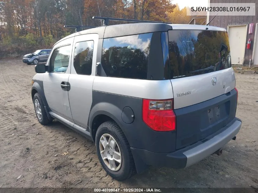 5J6YH28308L016967 2008 Honda Element Lx